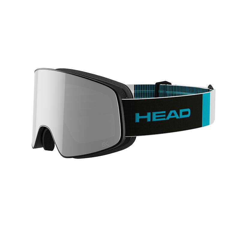 HEAD HORIZON 5K RACE Ski Goggles, Chrome Lens, Spare Lens Included - front side view