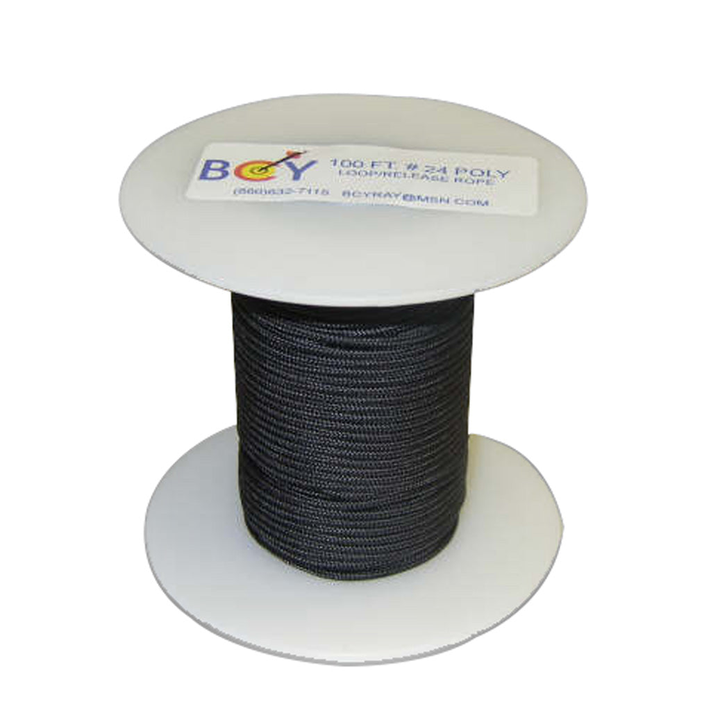 BCY 24 D-Loop Material in Black 100 ft. - Front View