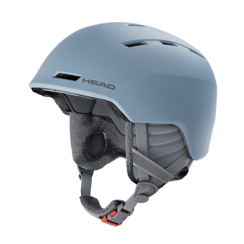 HEAD VALERY Womens Ski Helmet, Sky, XS/S in Blue - side angle view