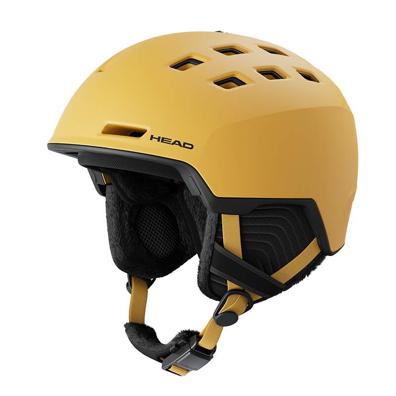 HEAD REV Ski Helmet, Sun, Size XS/S in Yellow - front angle view