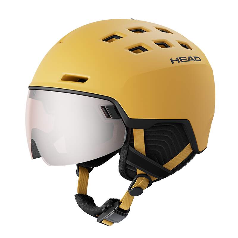 HEAD RADAR Visor Ski Helmet, Sun - front view