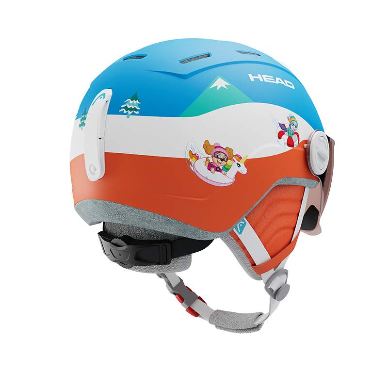 HEAD MOJO Visor Kids Ski Helmet, PAW PATROL - side view
