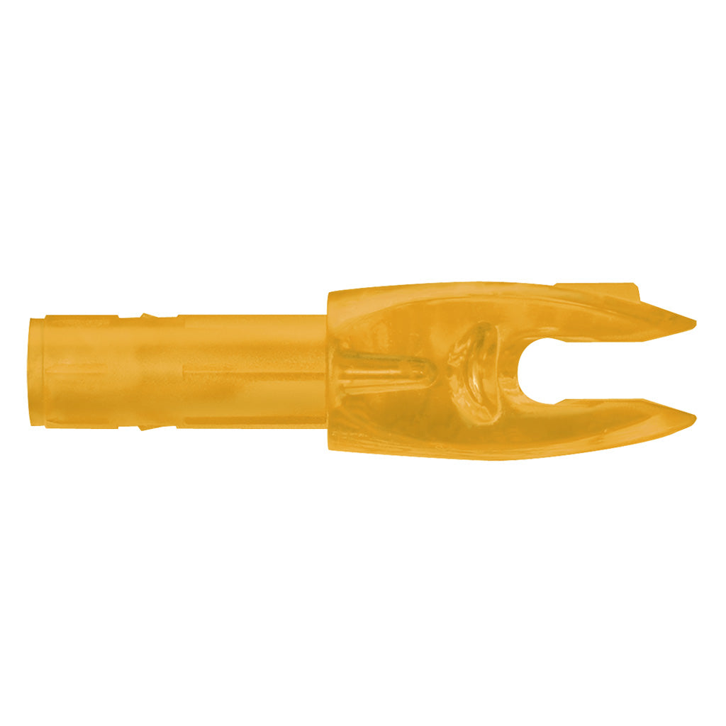Easton 5mm X Nocks in Yellow - Front View