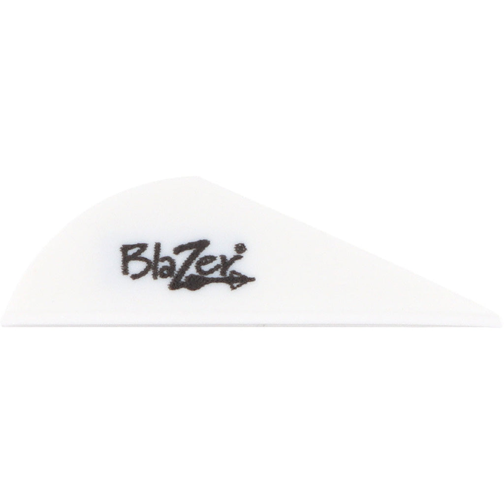 Bohning Blazer Vanes in White 36 pk. - Front View