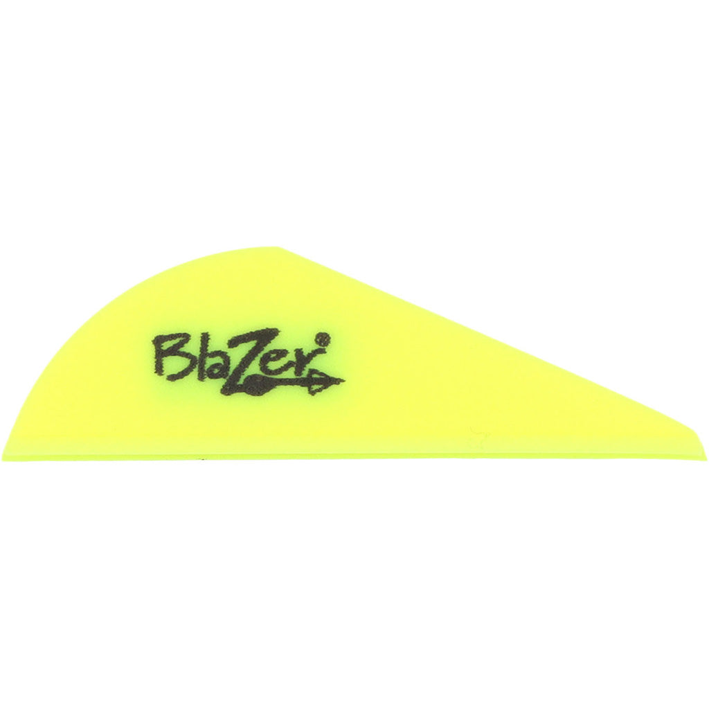 Bohning Blazer Vanes in Neon Yellow 36 pk. - Front View