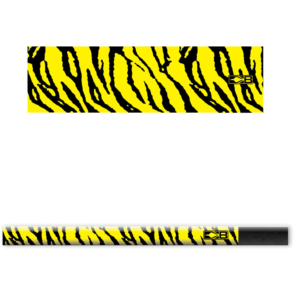 Bohning Blazer Arrow Wraps in Yellow Tiger 4 in. 13 pk. - Front View