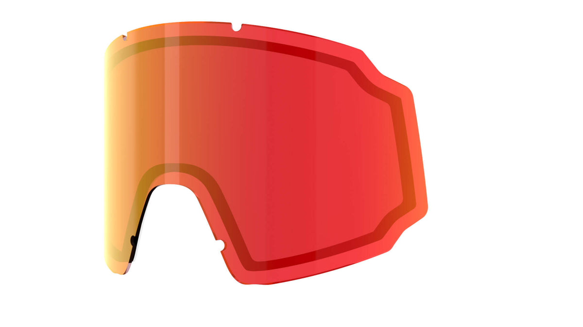 HEAD NEVES Replacement Goggle Lens, Red, Medium in Red - front view