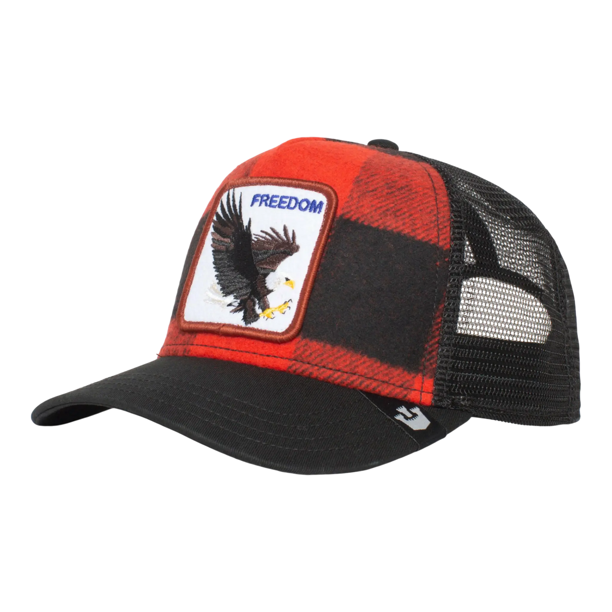 Goorin Bros Ski Free Men's Trucker Hat — Red/Black Adjustable Cap