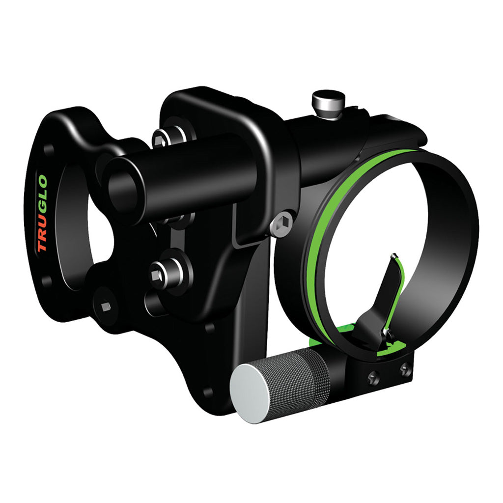 TruGlo Pendulum Sight in Black 1 Pin .029 RH/LH - Front View