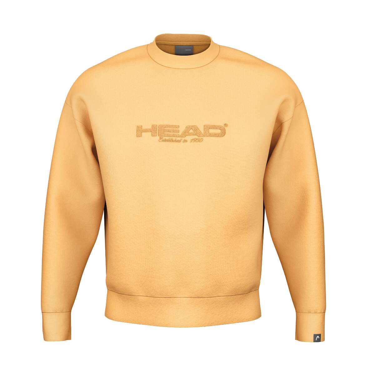 HEAD MOTION Crewneck Sweatshirt Unisex in Sunflower - front view