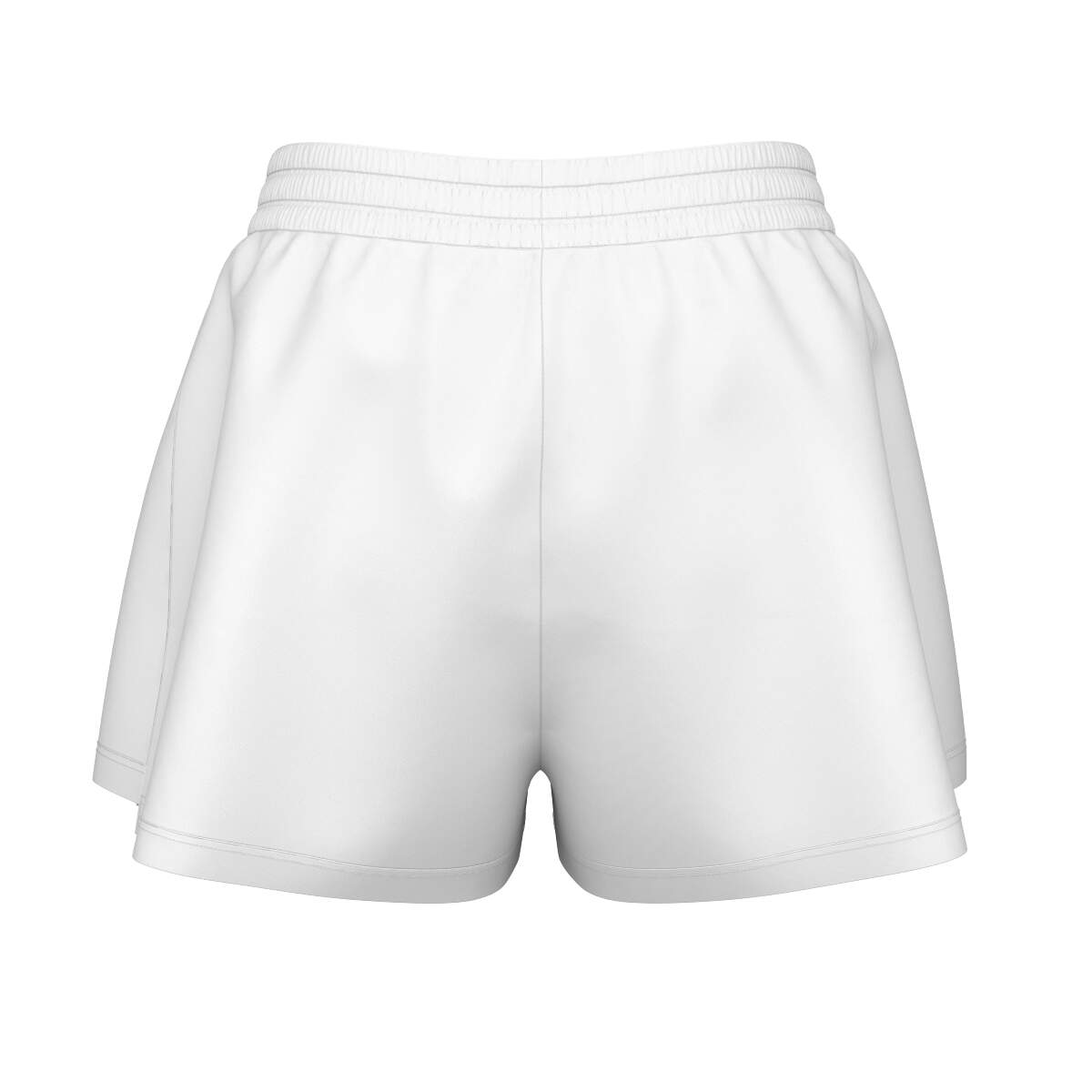 HEAD PLAY Womens Tennis Shorts in White - back view