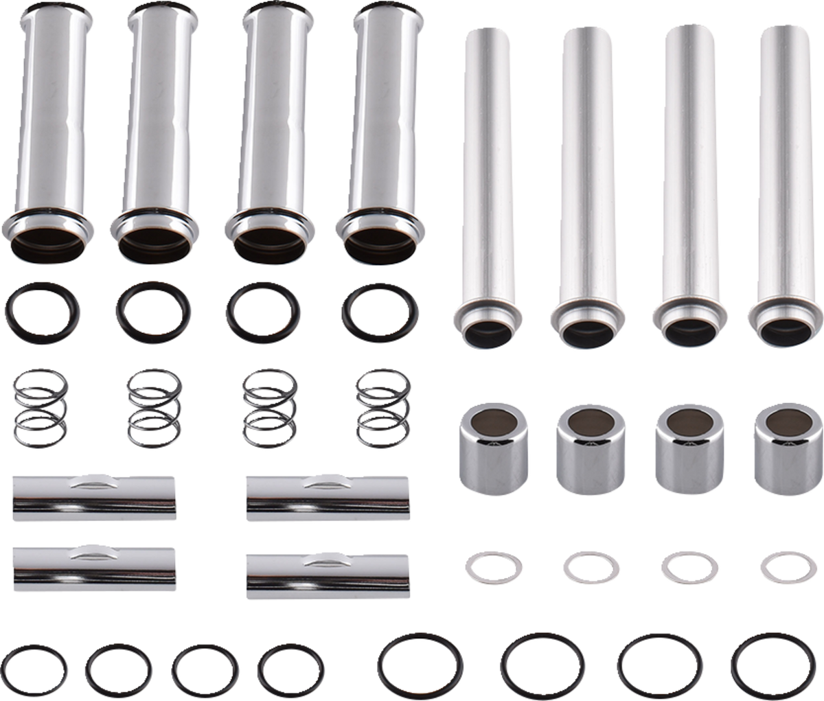 DRAG SPECIALTIES Chrome Pushrod Tube Kit for M8 Engines - Part No. 78052