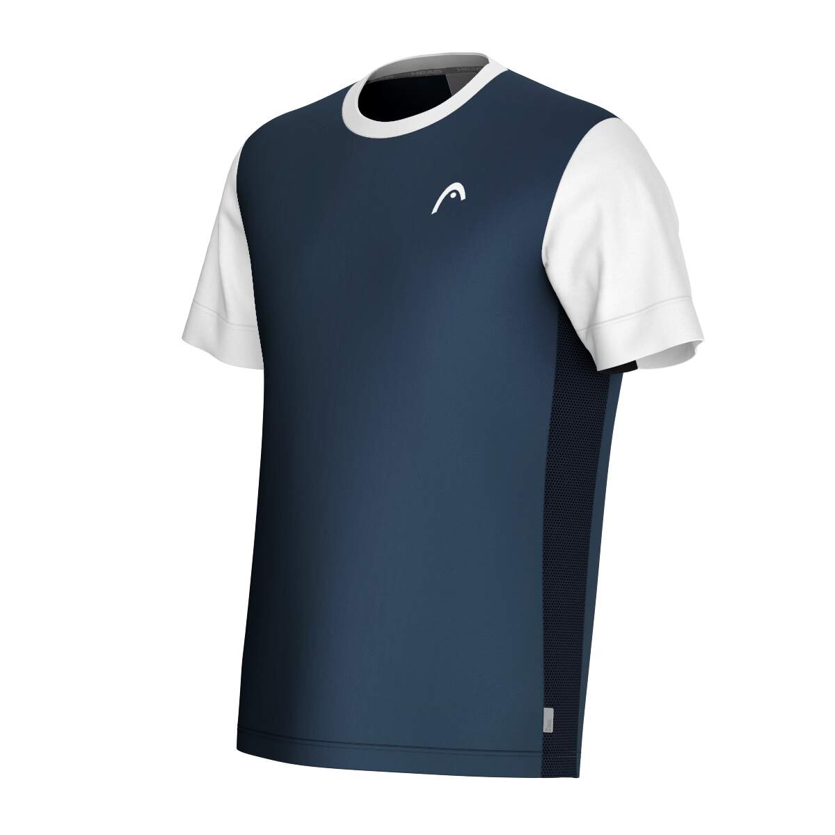 HEAD SLICE Mens Tennis T-Shirt, Navy in Navy - side view
