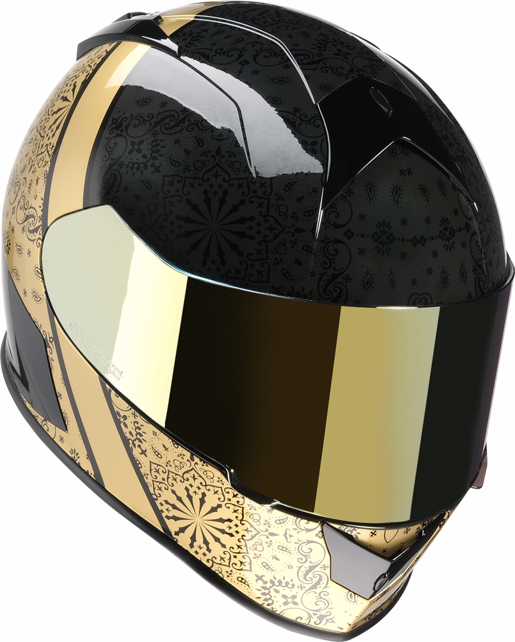 Z1R, Z1R Warrant Helmet PAC Gold Small 0101-16095 with Polycarbonate Shell and Drop-Down Sun Visor