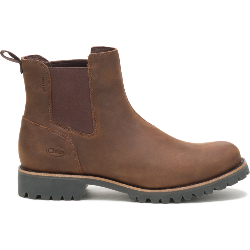 Chaco Fields Chelsea Waterproof Women's Boots — Chestnut Leather