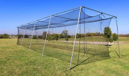 Cimarron 40x12x10 #24 Twisted Poly Batting Cage Net - Alternate View 3