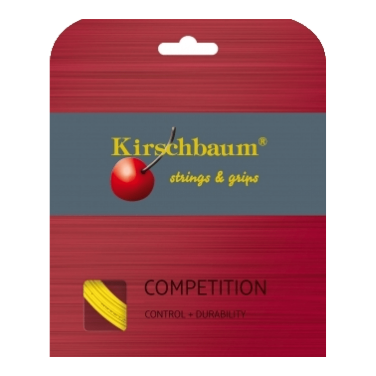 Kirschbaum Competition Tennis String Set, 40 ft in 1.20mm / 18G - Front View