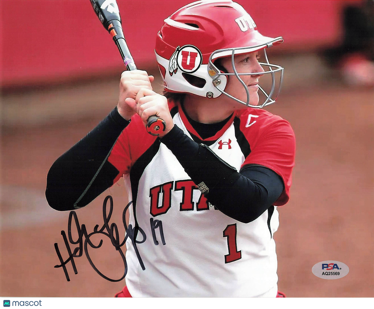 Hannah Flippen Utah Talons Signed 8x10 Photo PSA