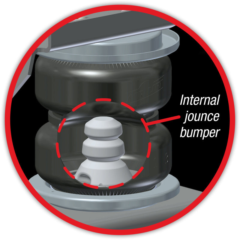 Air Lift Replacement Air Spring - LoadLifter 5000 Ultimate Bellows Type w/ internal Jounce Bumper - View 3