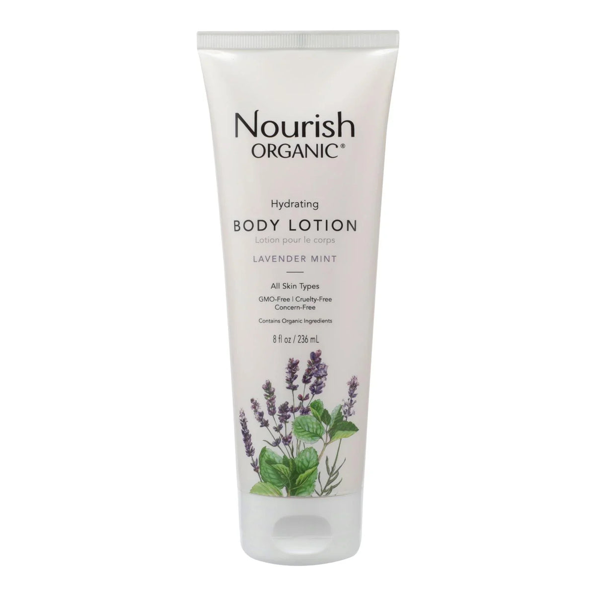 Nourish Organic Lavender Mint Body Lotion, 8 oz