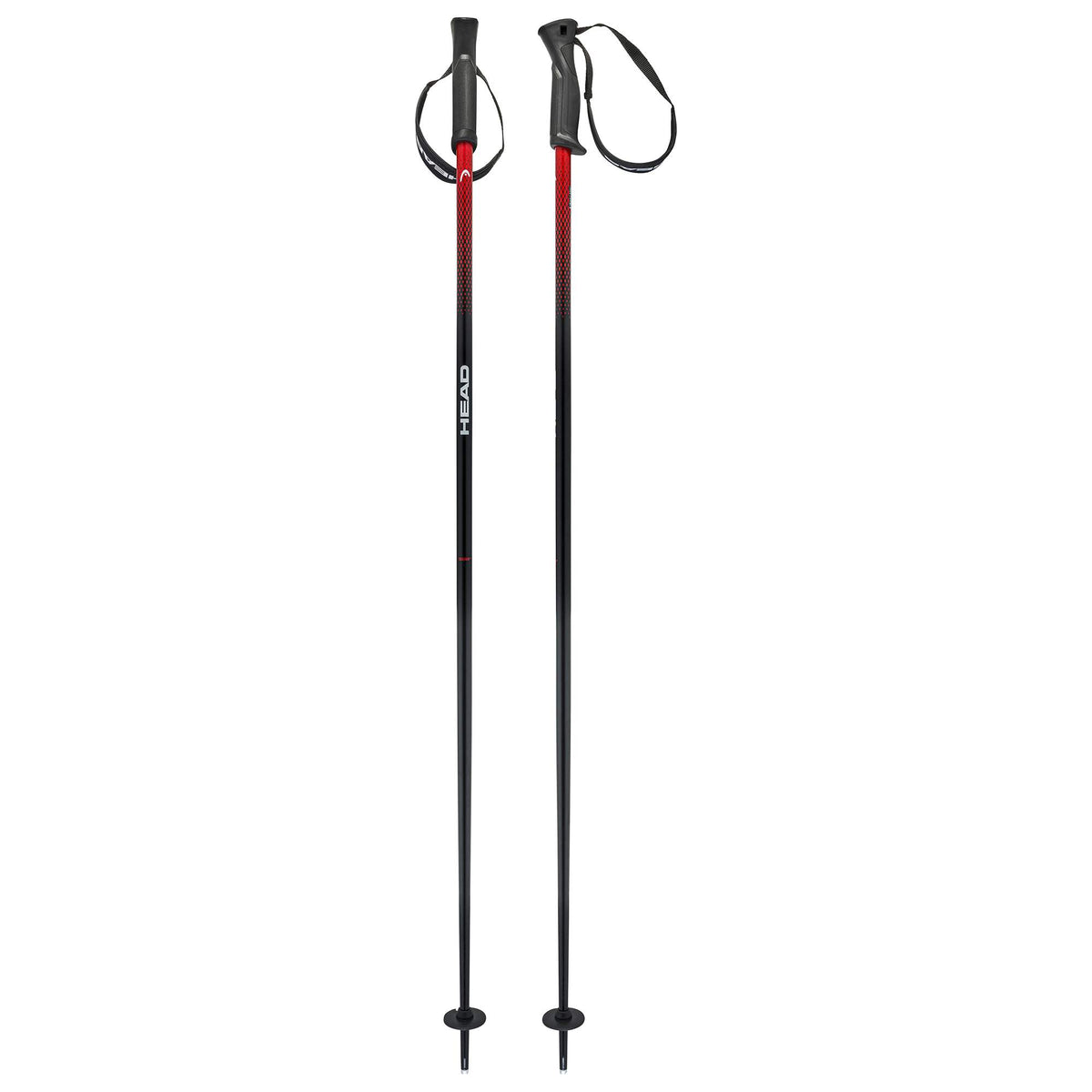 HEAD Frontside Ski Poles, Black/Red, 120 cm in Black - front view