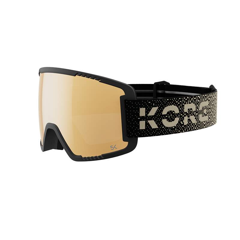 HEAD Contex Pro 5K Ski Goggles, Gold Lens, KORE Strap - side view