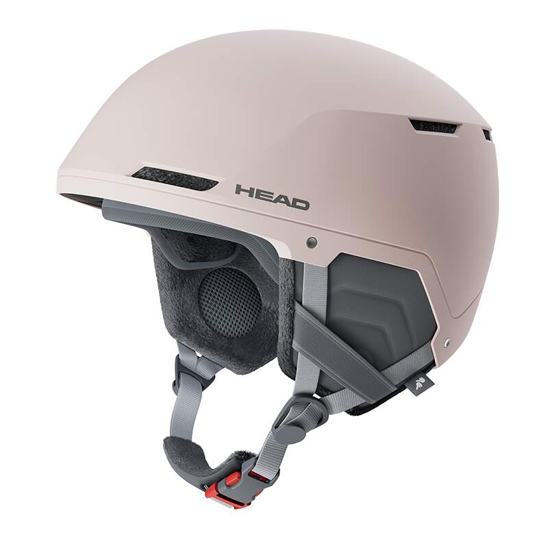 HEAD COMPACT EVO W Womens Ski Helmet, Rose, M/L in Pink - side view