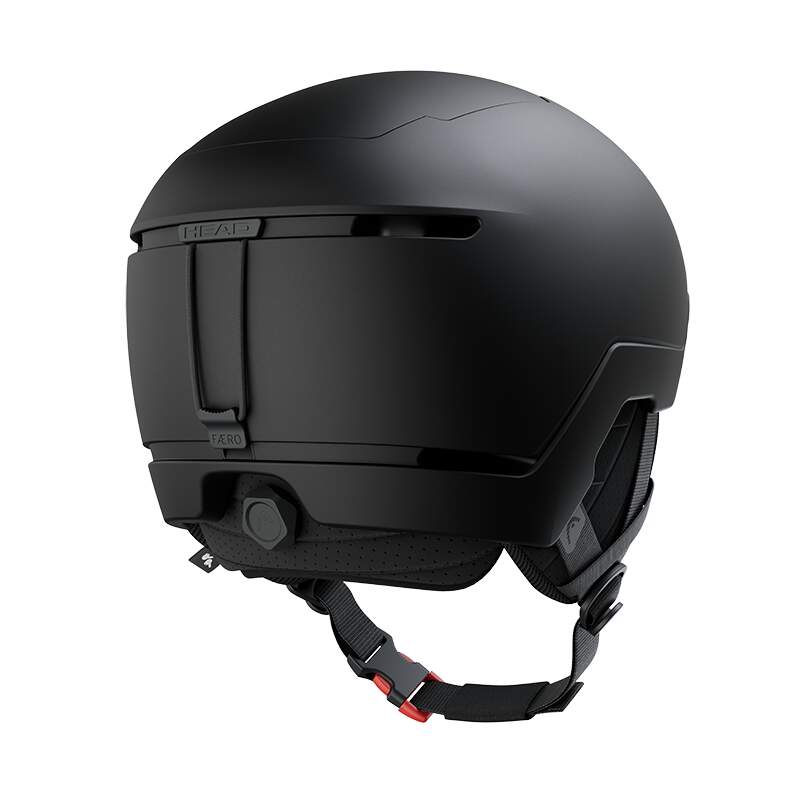 HEAD FAERO MIPS Ski Helmet, Black in Black - back view
