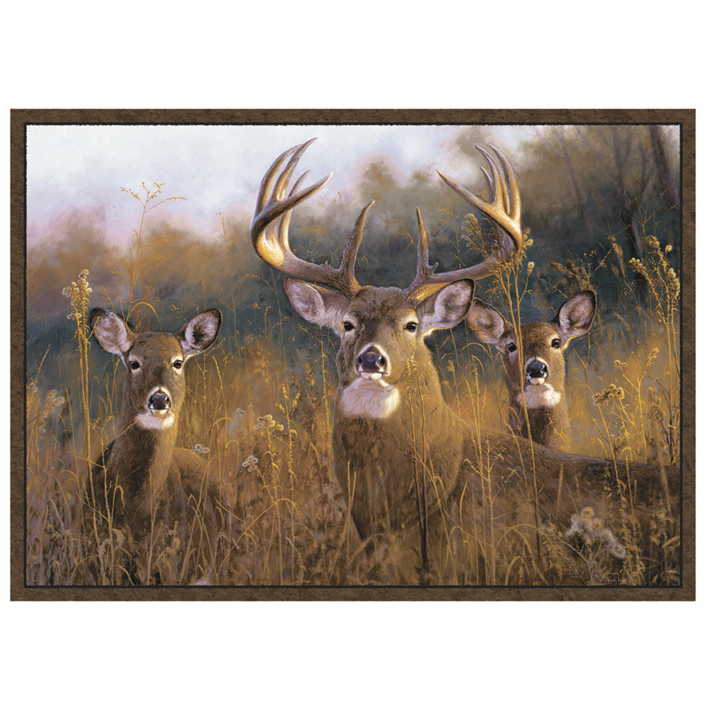 Custom Printed Rugs Custom Printed Rug in Buck Stops Here - Front View
