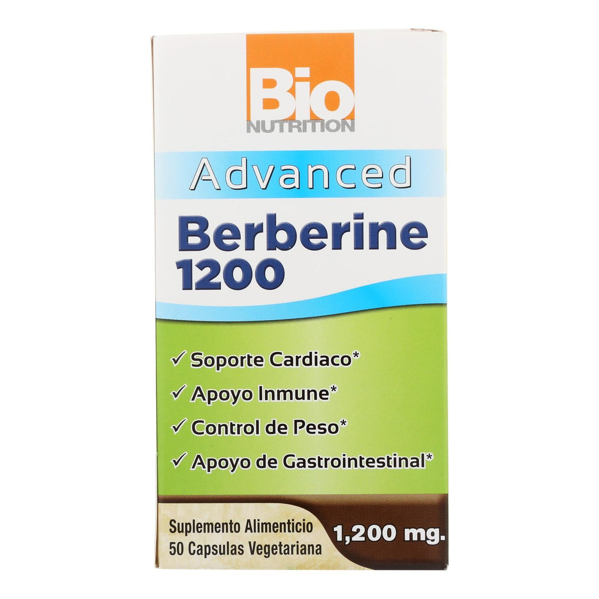 Bio Nutrition Berberine 1200 Advanced, 50 Vegetarian Capsules