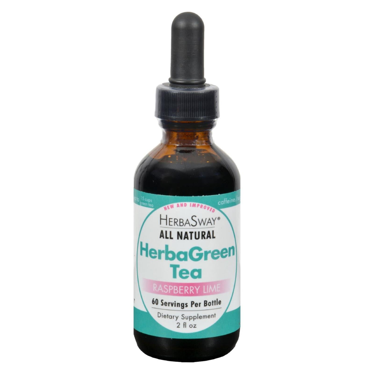 HerbaSway HerbaGreen Tea Raspberry Lime, 2 fl oz