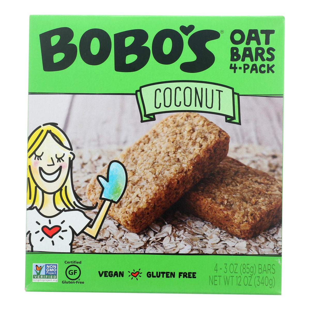 Bobo's Oat Bars (Pack of 6 - 4 Pk) - Coconut Flavor