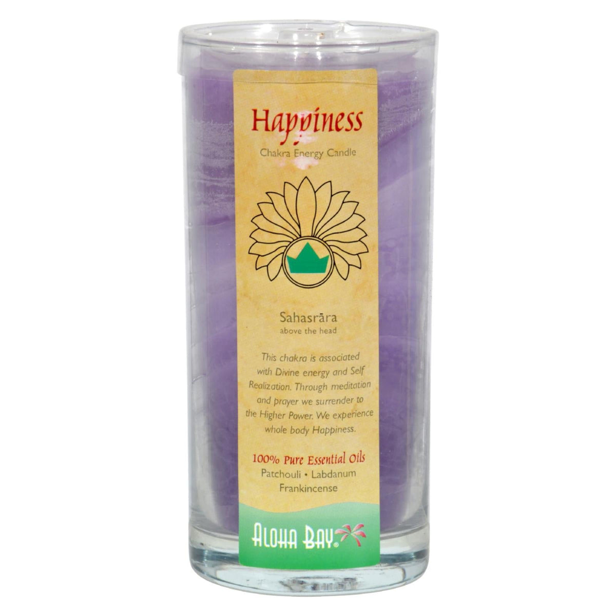 Aloha Bay Happiness Chakra Jar Candle, 11 oz