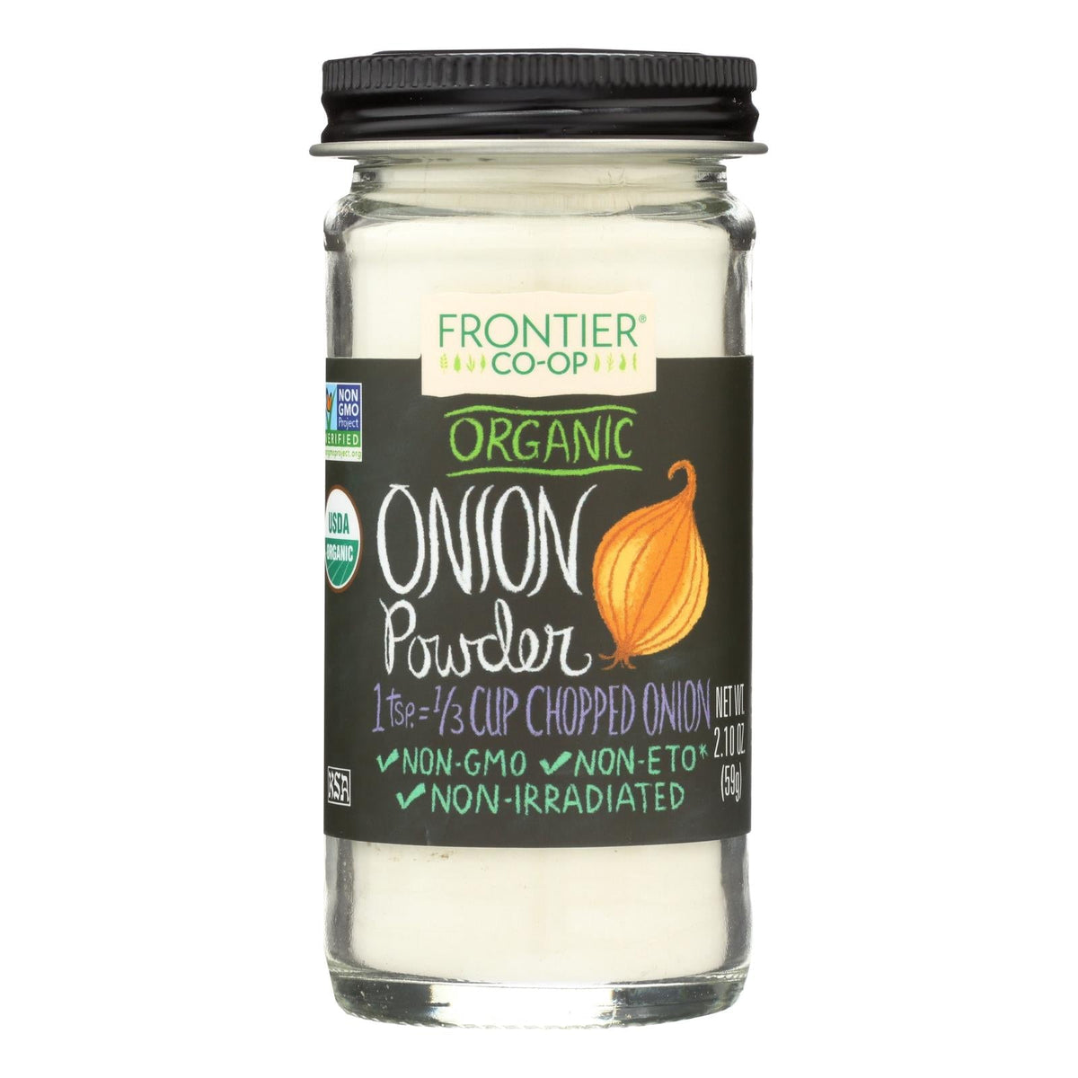 Frontier Co-op Organic White Onion Powder, 2.1 oz