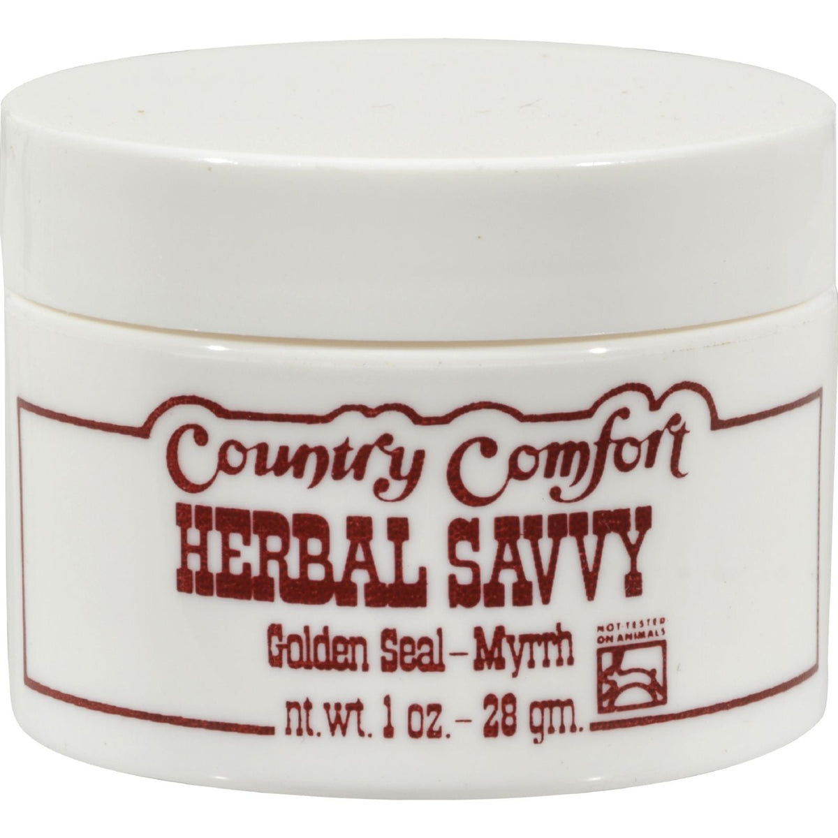 Country Comfort Herbal Savvy Goldenseal-Myrrh, 2 oz