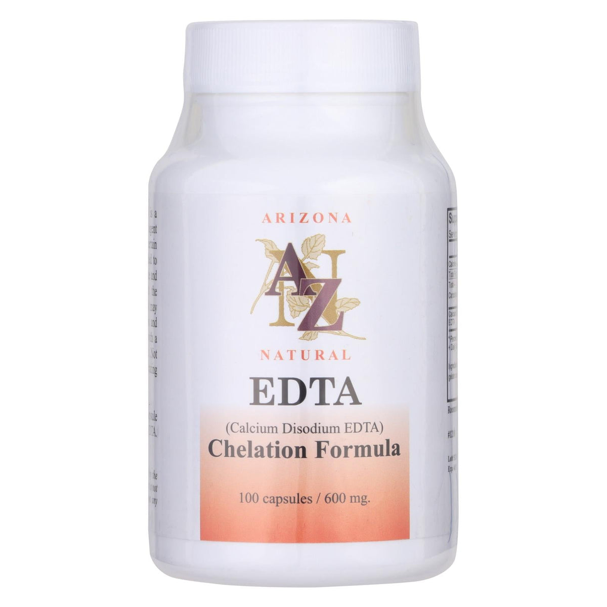 Arizona Natural Resource Calcium Disodium EDTA - 500mg - 100 Capsules