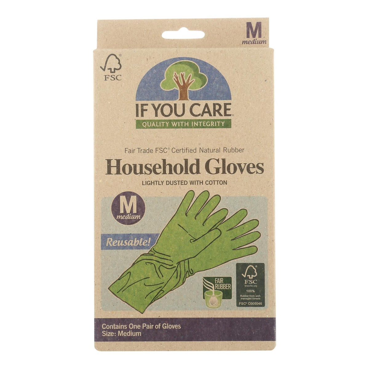 If You Care Household Gloves, Medium (Case of 12)