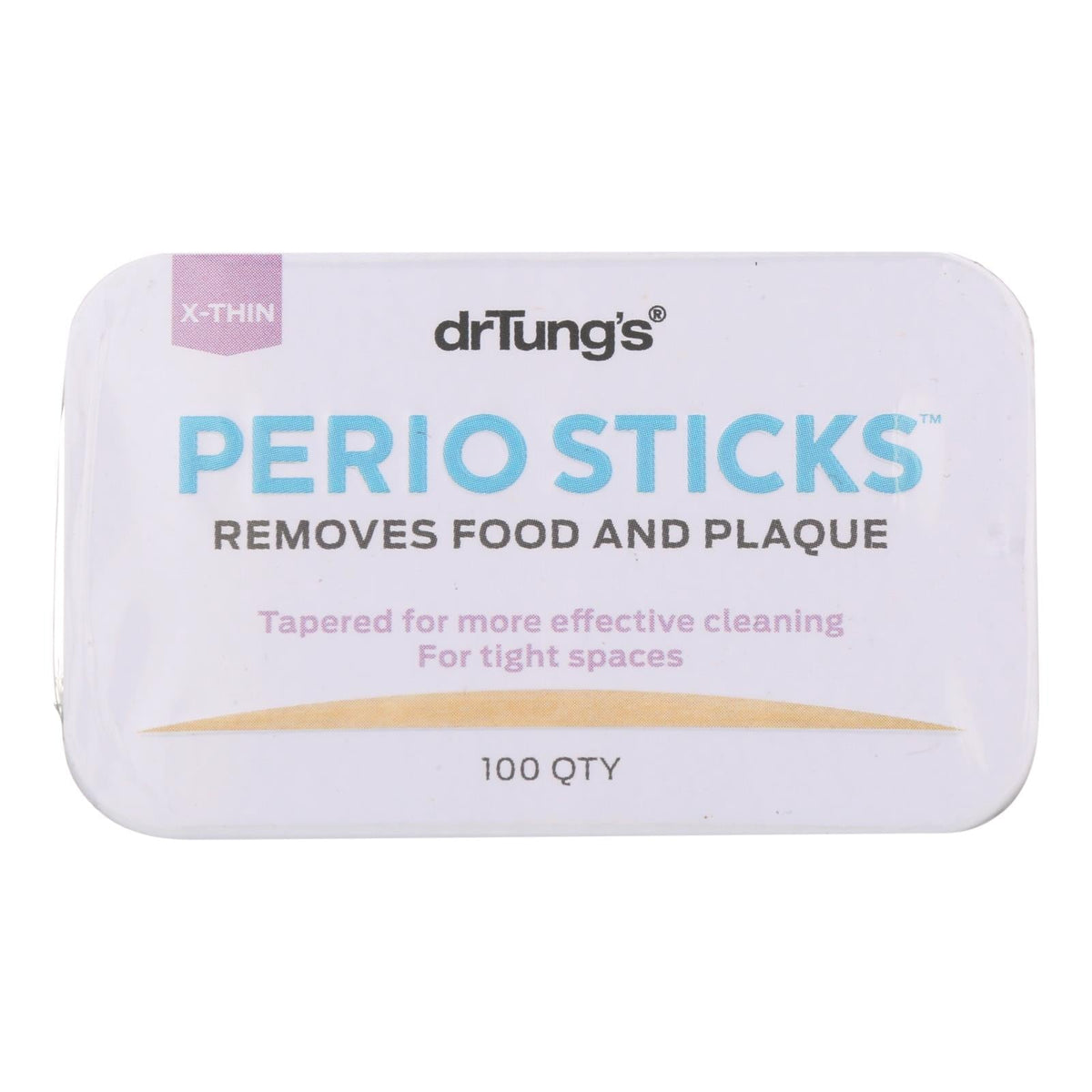 Dr. Tung's Perio Sticks, Extra Thin, 100 ct (Case of 6)