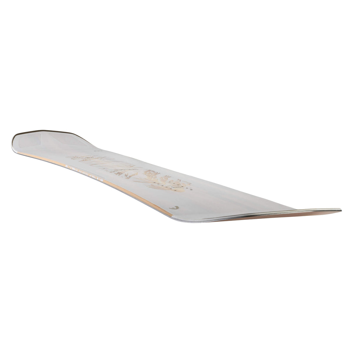 HEAD SOLACE Camber Snowboard, 138 cm in White - profile view