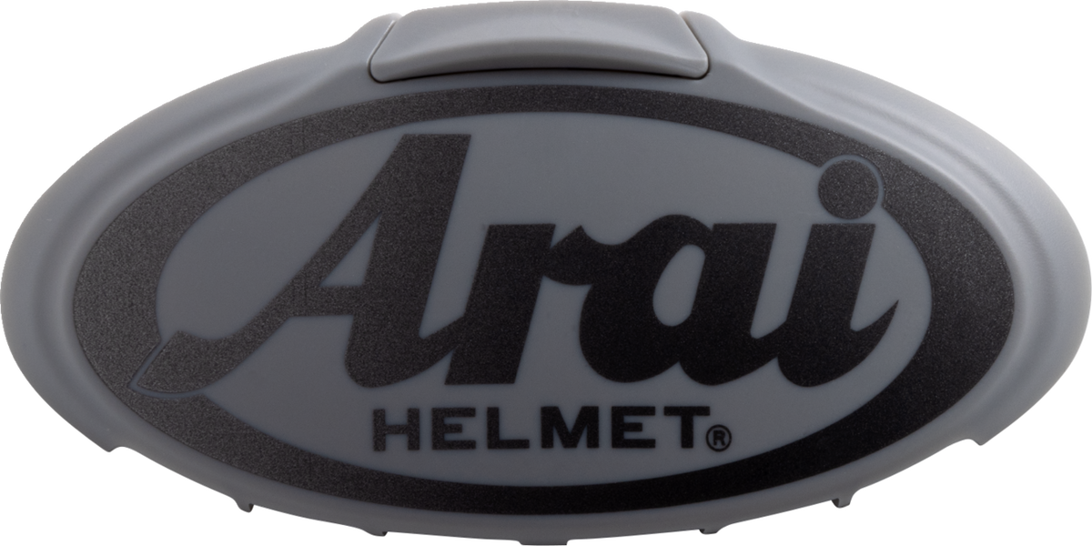 ARAI HELMETS, ARAI HELMETS 3D Arai Logo Duct - Metal Silver/Gray (Part 102111)