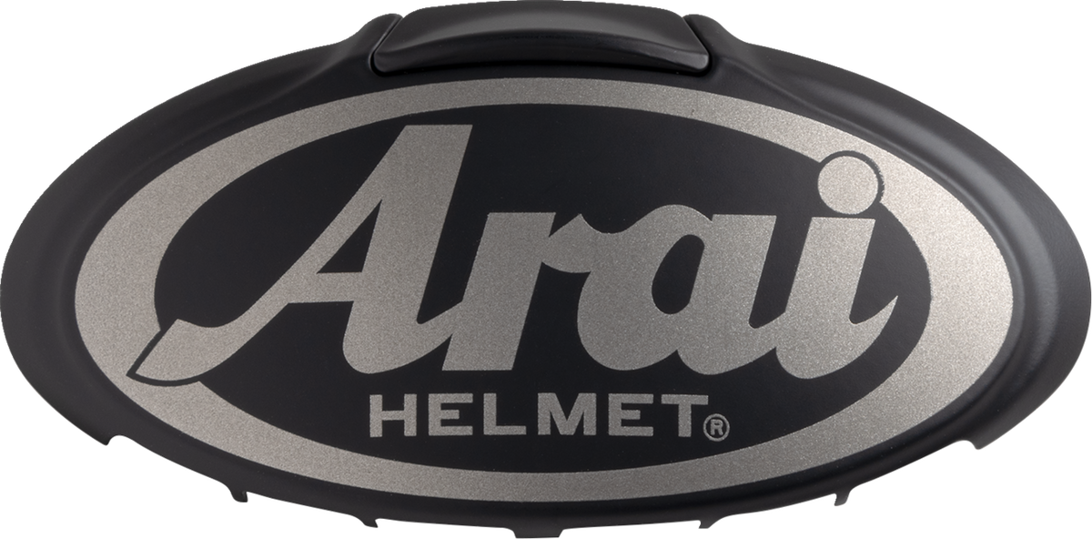 ARAI HELMETS, ARAI Helmets 3D Arai Logo Duct - Black and Light Gray, Part Number 102103