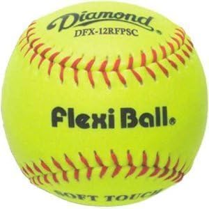Diamond DFX-12RFPSC Flexiball 12 Inch Practice Softball (Sold in Dozens) - front view