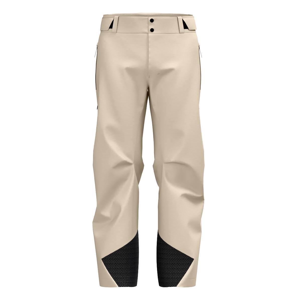 HEAD KORE NORDIC Mens Insulated Ski Pants in Cream - front view