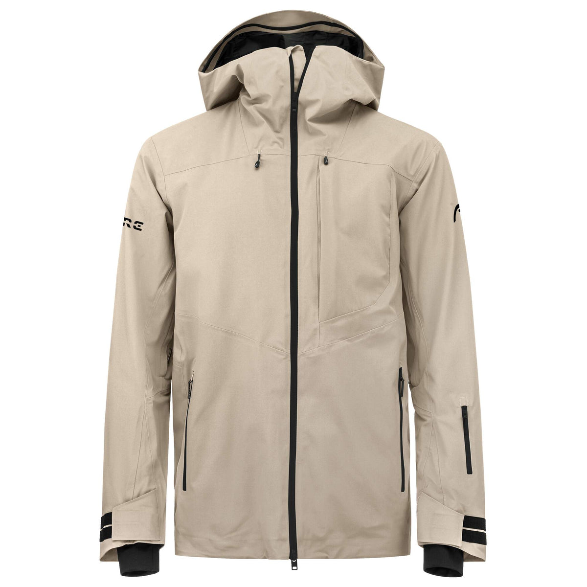 HEAD KORE NORDIC Insulated Ski Jacket Mens in Cream - front view