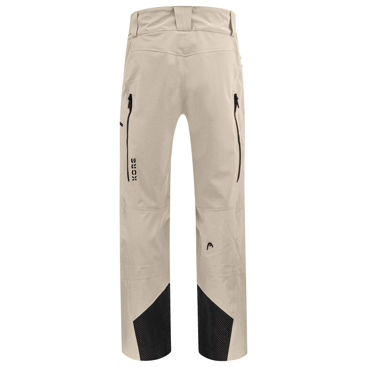 HEAD KORE Pants Mens Ski Pants in Cream - back view