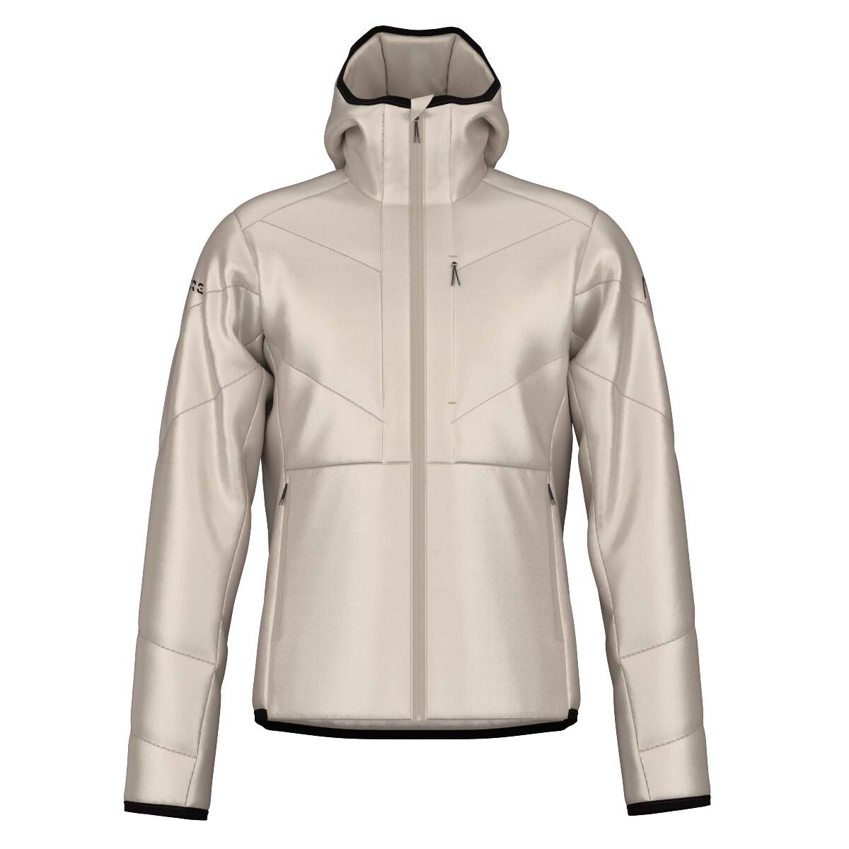 HEAD KORE Lightweight Insulated Jacket Mens, Cream in Cream - front view
