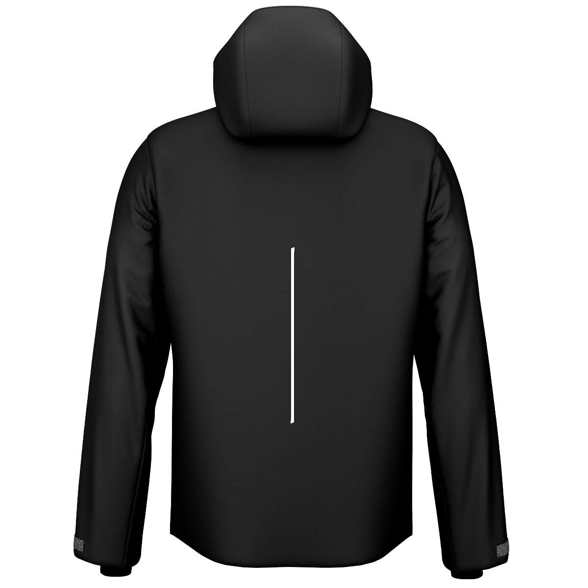 HEAD SUPERSHAPE Ski Jacket Mens in Black - back view