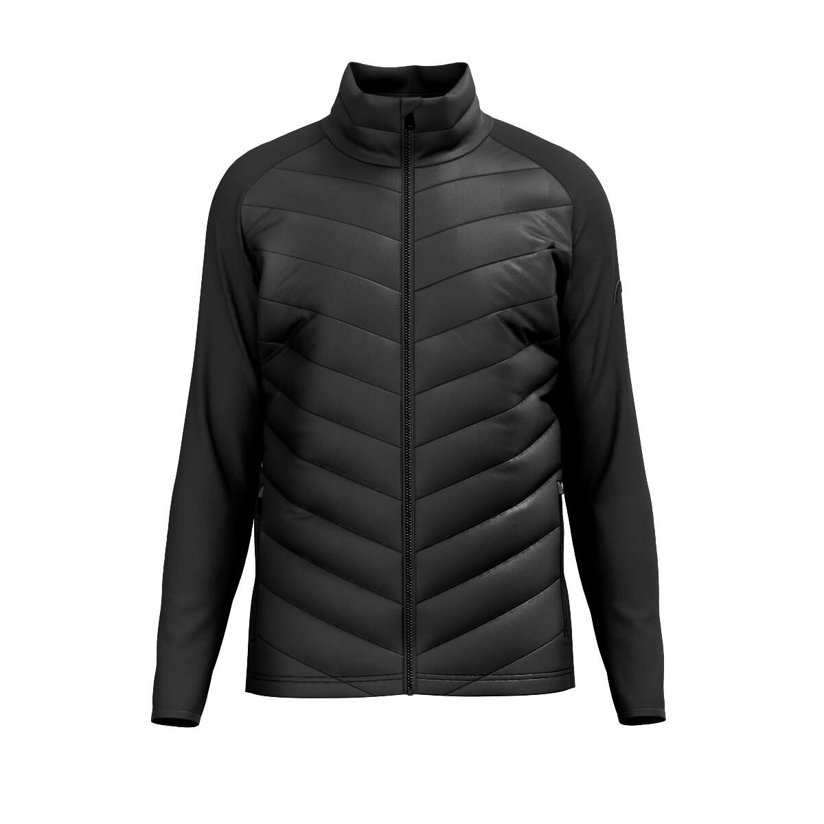 HEAD DOLOMITI FZ Midlayer Jacket Mens in Black - front view