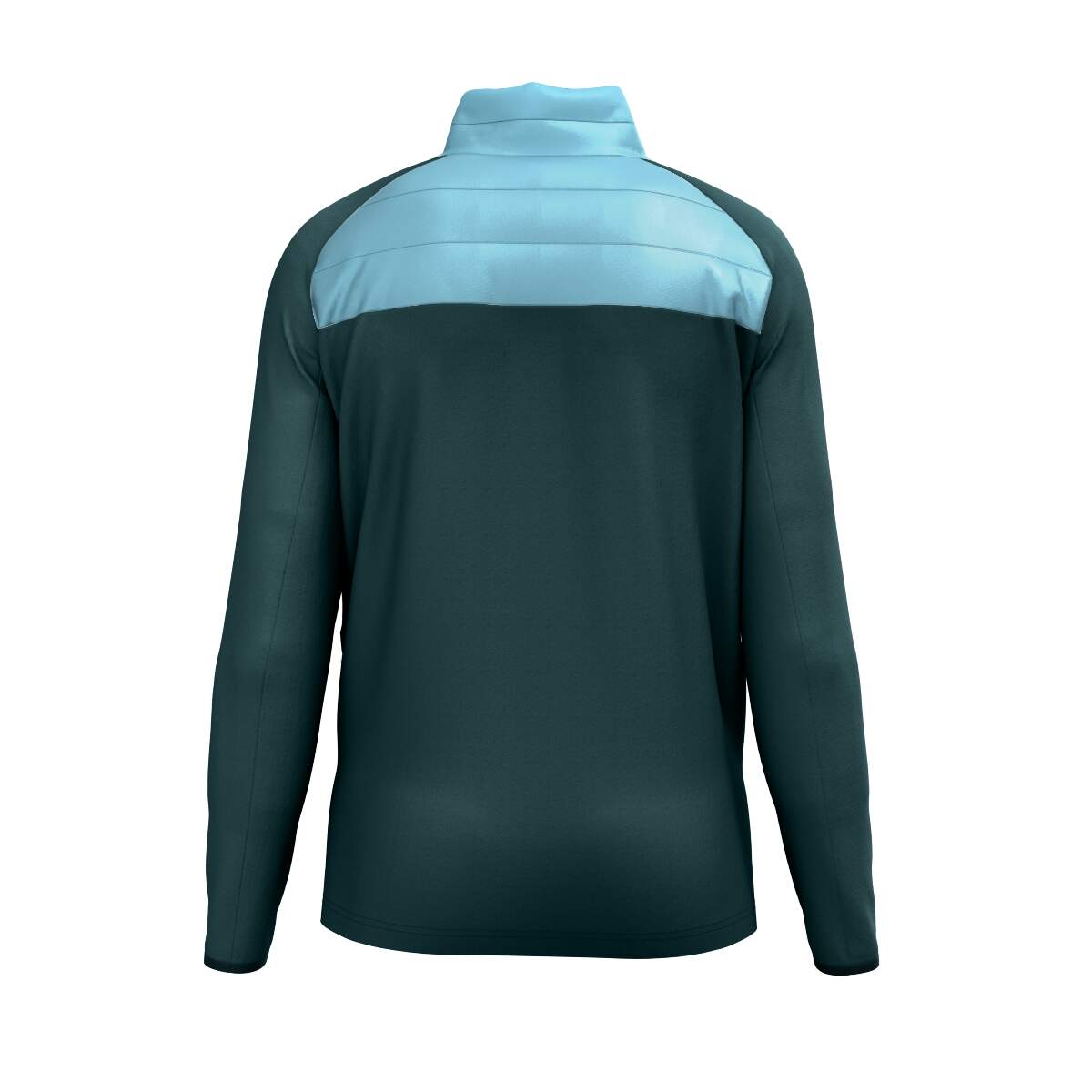 HEAD DOLOMITI FZ Midlayer Jacket Mens in Dark Teal/Sky Blue - back view
