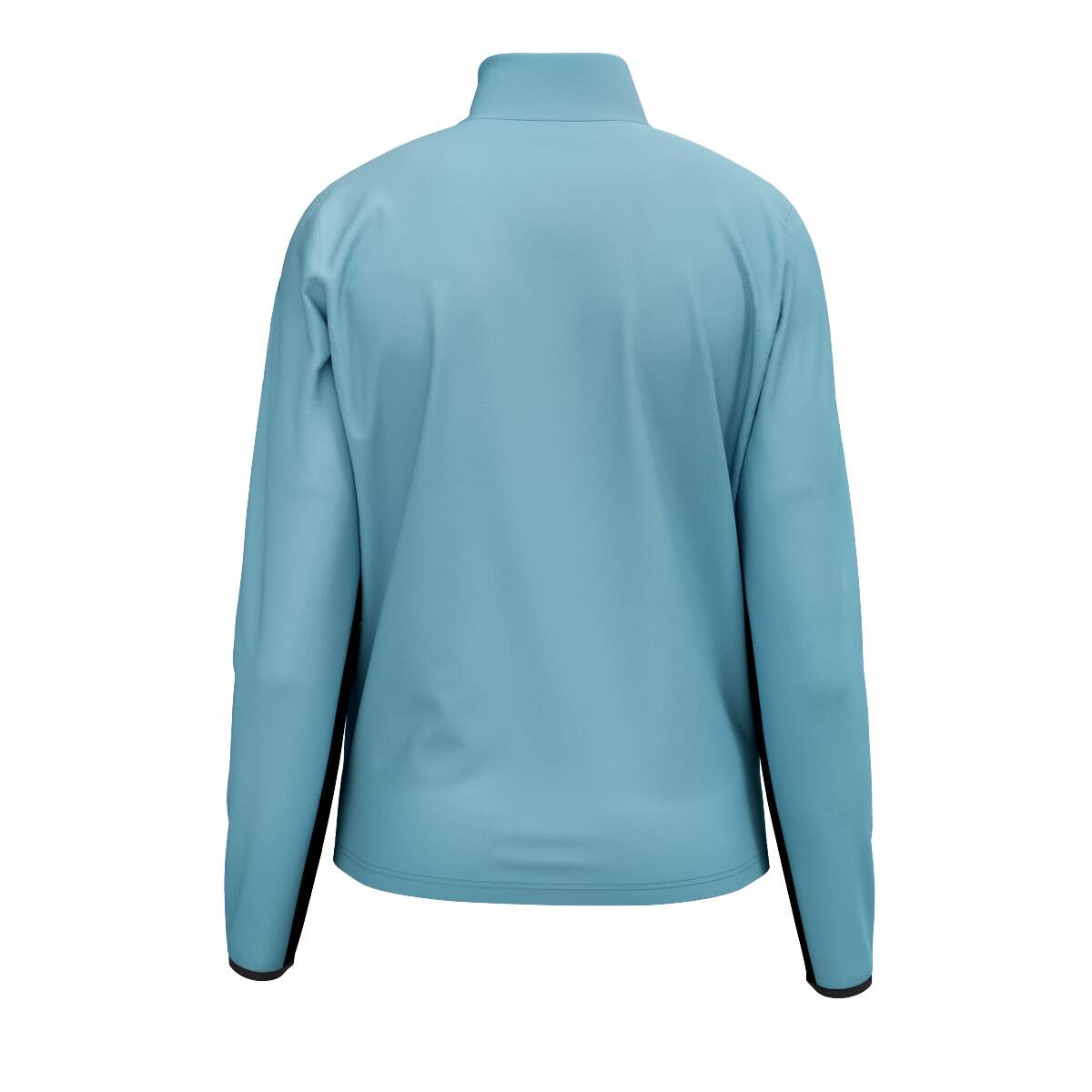 HEAD MARTY Half Zip Midlayer Mens, Sky Blue/Dark Teal, Size S - back view